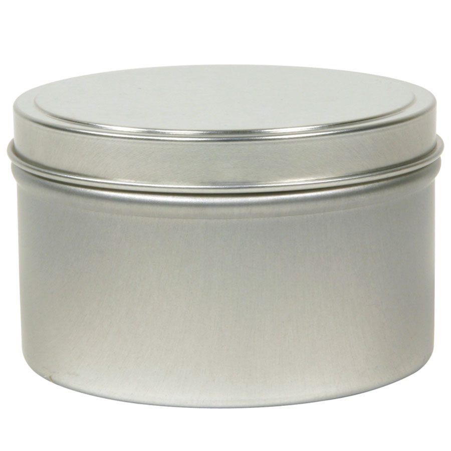 1 accessories 8 oz round metal tin with silver finish 8664 front.jpg