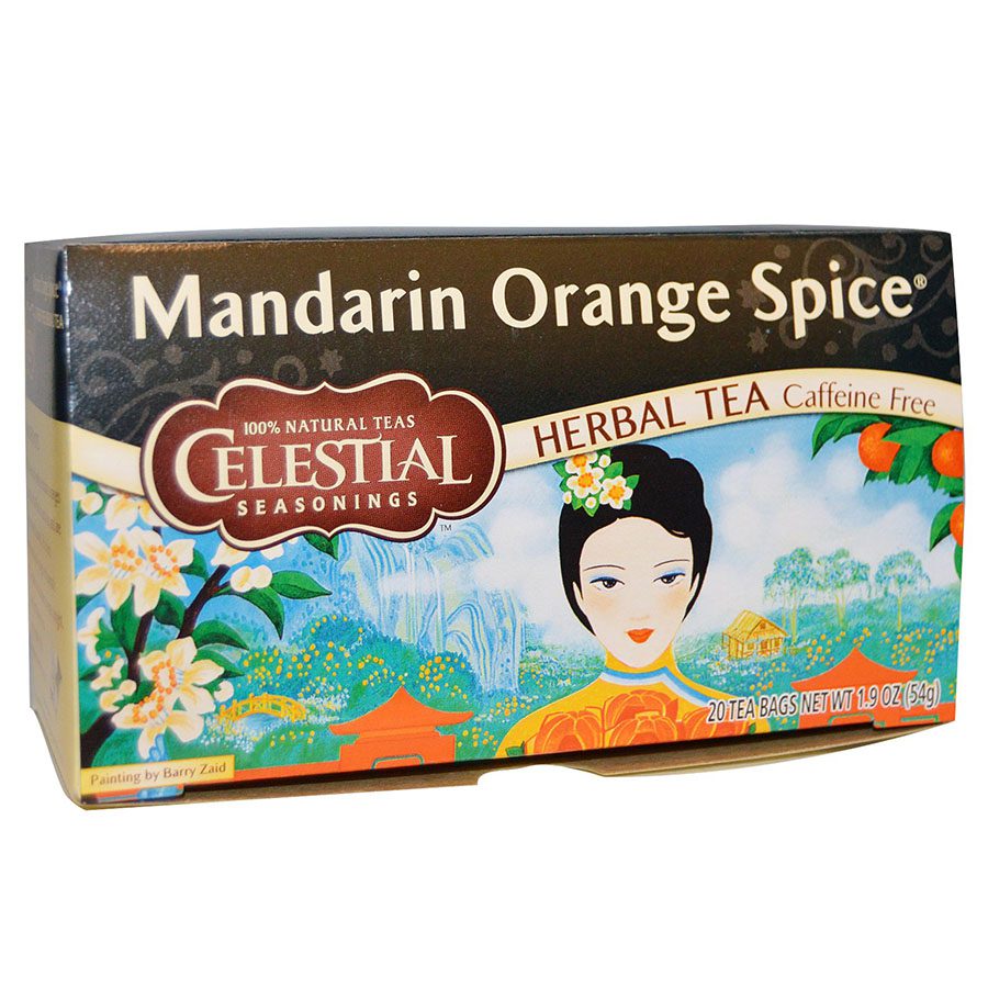 1 celestial seasonings herb teas mandarin orange spice 20 tea bags 1332 front 1.jpg