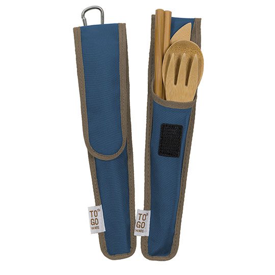 1 chicobag repeat utensil sets indigo dark blue bamboo fork knife spoon and chopsticks and repeat carrying case 233314 front 1.jpg