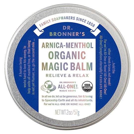 1 dr bronners magic soaps certified organic body care arnica menthol magic balms 2oz 231495 front.jpg