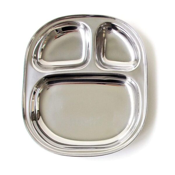 1 ecolunchbox stainless steel camping tray 3 section front 239585.jpg