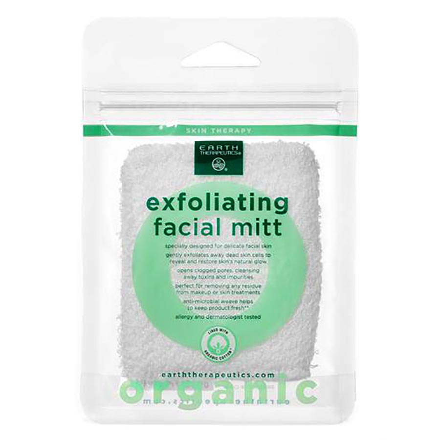 1 earth therapeutics organic cotton exfoliating facial mitt 237789 front.jpg