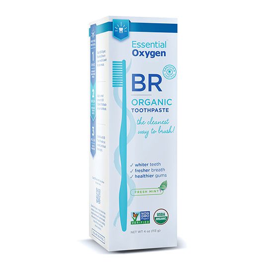 1 essential oxygen oral care organic toothpaste fresh mint 4oz 231800 front.jpg