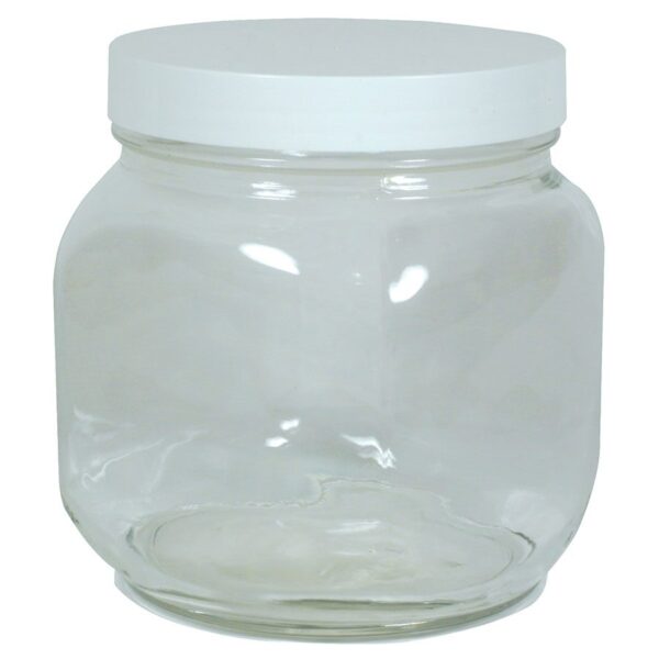 1 frontier co op square clear wide mouth glass jar 8730 front.jpg