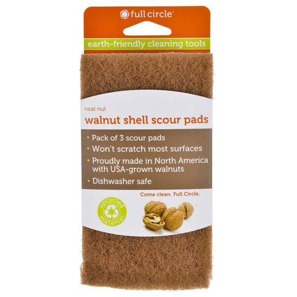 1 full circle cleaning cloths neat nut walnut shell scour pads 229164 front.jpg
