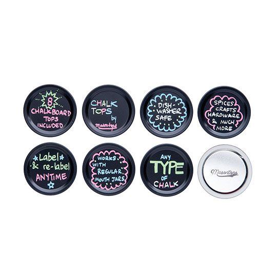 1 masontops storage solutions regular mouth chalk top lids 8 count chalkboard lids 233583 front.jpg