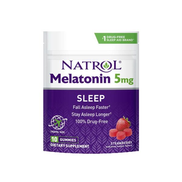 1 natrol melatonin 5mg gummy travel pouch 10ct front 239257.jpg