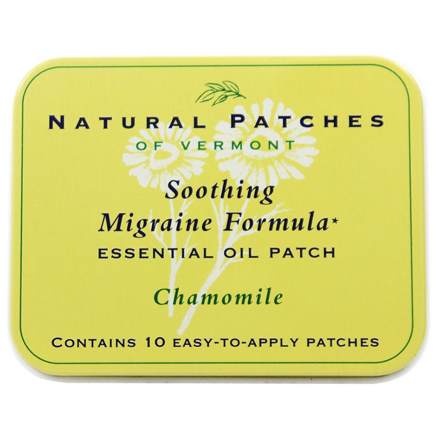 1 natural patches of vermont essential oil patches chamomile soothing migraine formula 10 count tins 227015 front.jpg