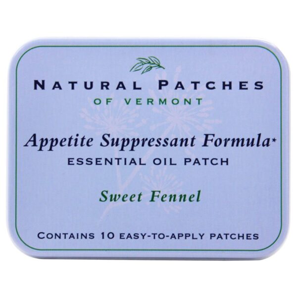 1 natural patches of vermont essential oil patches sweet fennel appetite suppressant formula 10 count tins 227016 front.jpg