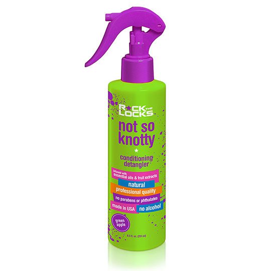 1 piggy paint natural hair products conditioning detangler spray green apple 8.5oz non aerosol spray 233520 front.jpg