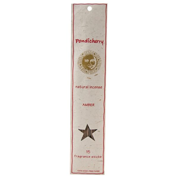 1 pondicherry natural incense amber sticks 15 per package 209703 front.jpg