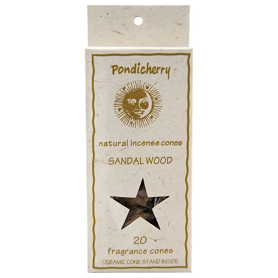 1 pondicherry natural incense sandalwood cones 20 per package includes ceramic cone stand 209721 front.jpg