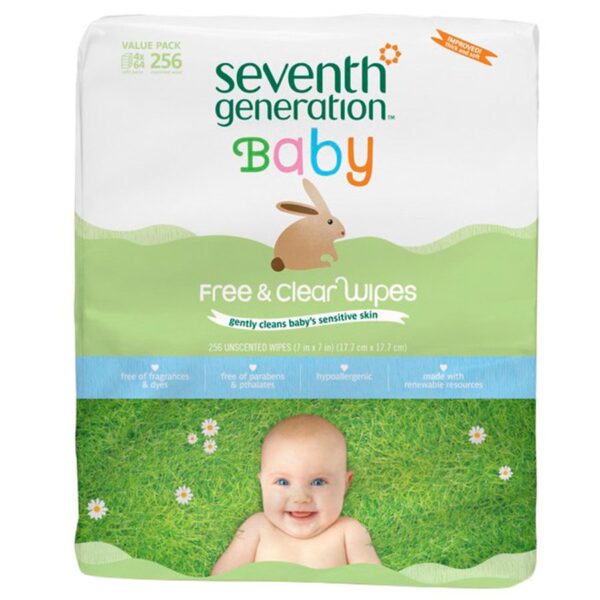 1 seventh generation baby care free clear wipes 256 count wipes 227090 front.jpg