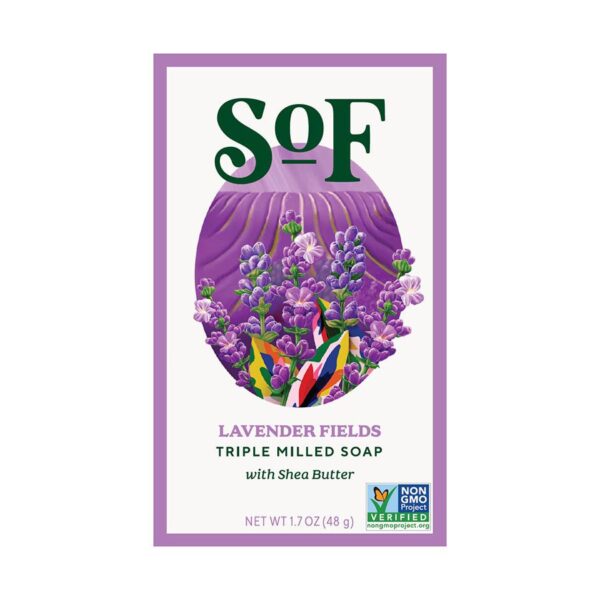 1 south of france lavender fields triple milled bar soap 1.7oz front 239149.jpg