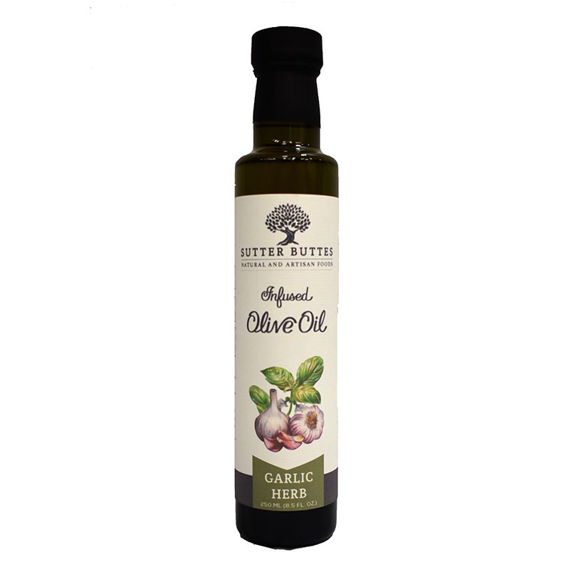 1 sutter buttes infused olive oils garlic herb 8.5oz 233908 front.jpg