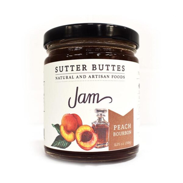 1 sutter buttes sweet savory jams peach bourbon 11.25 oz 233929 front.jpg
