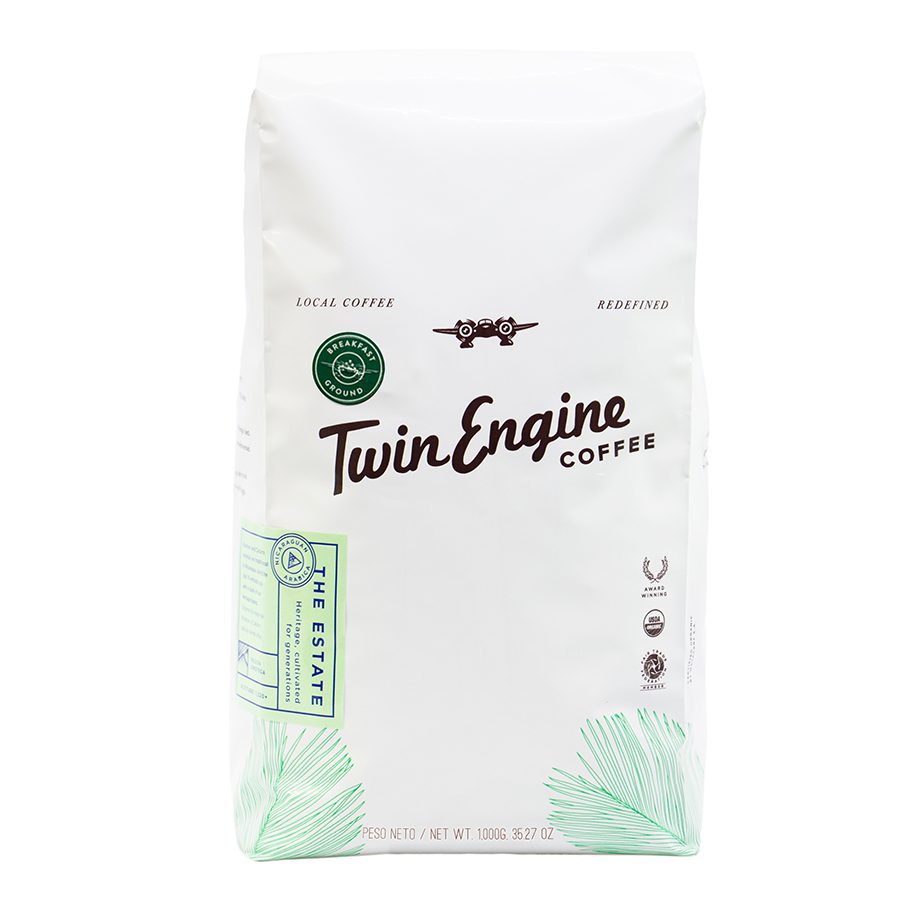 1 twin engine coffee organic estate breakfast ground coffee 238353 front.jpg