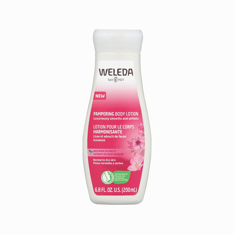 1 weleda pampering wild rose body lotion 6.8floz front 238978.jpg
