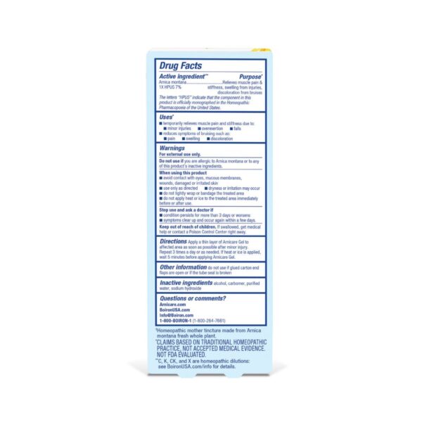 boiron arnica gel 2.5 oz.