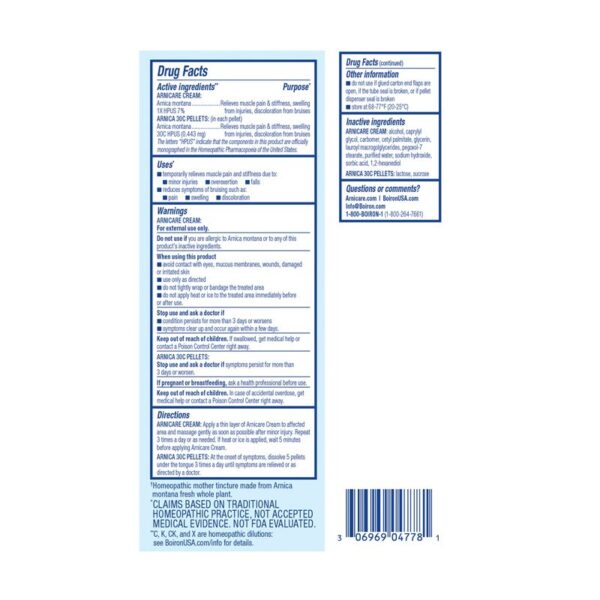 boiron arnicare cream value pack