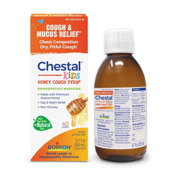 boiron children's chestal honey cough syrup 6.7 fl. oz