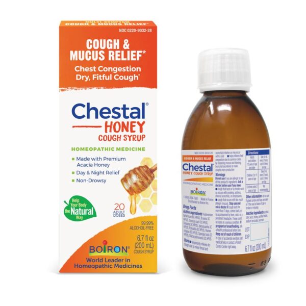 boiron adult chestal honey cough syrup 6.7 fl. oz