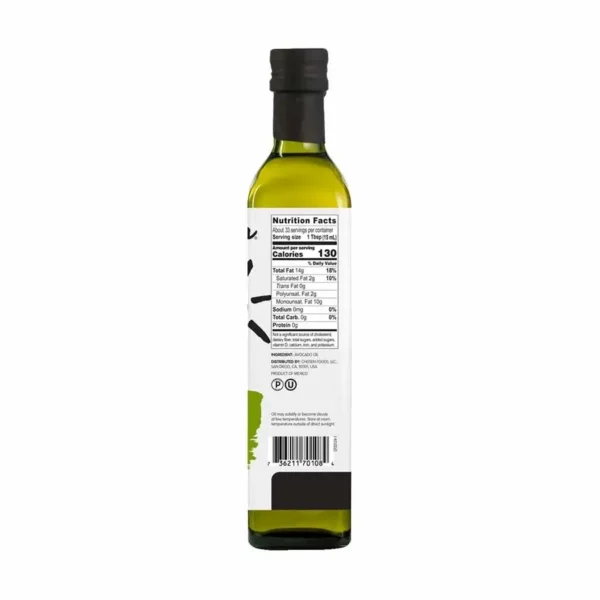 Chosen Foods 100% Pure Avocado Oil 16.9 fl. oz. - Image 2