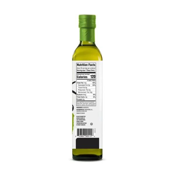 Chosen Foods 100% Pure Avocado Oil 16.9 fl. oz. - Image 6
