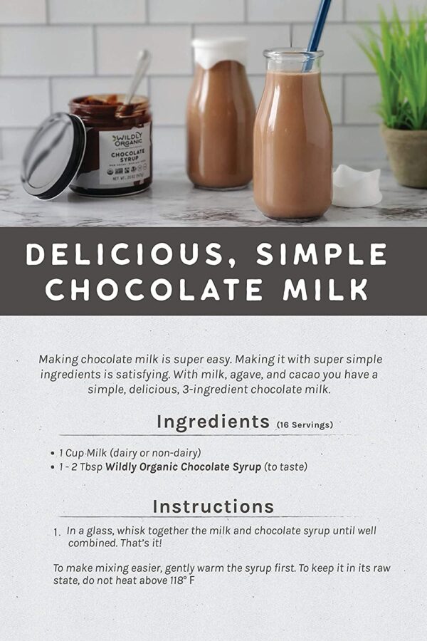 wildly organic chocolate syrup 20 oz.