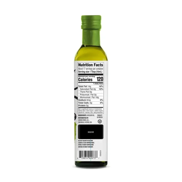 Chosen Foods 100% Pure Avocado Oil 8.4 fl. oz. - Image 3