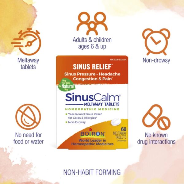 boiron sinuscalm 60 tablets