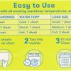 ecos next liquidless laundry detergent, free & clear 50 squares