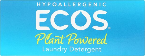 ecos next liquidless laundry detergent, free & clear 50 squares