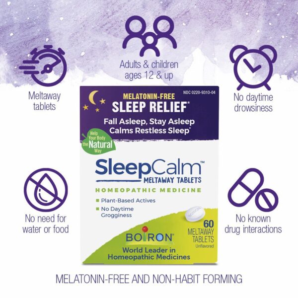 boiron sleepcalm tablets 60 count