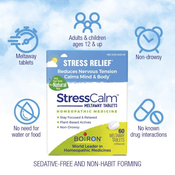 boiron stresscalm 60 meltaway tablets