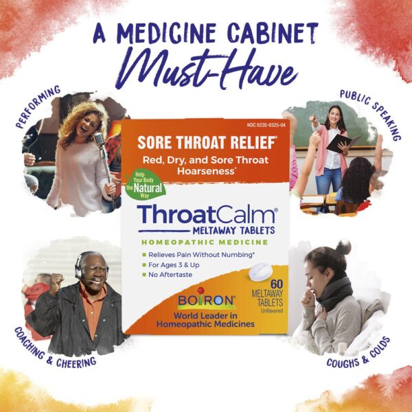 boiron throatcalm 60 quick dissolving tablets