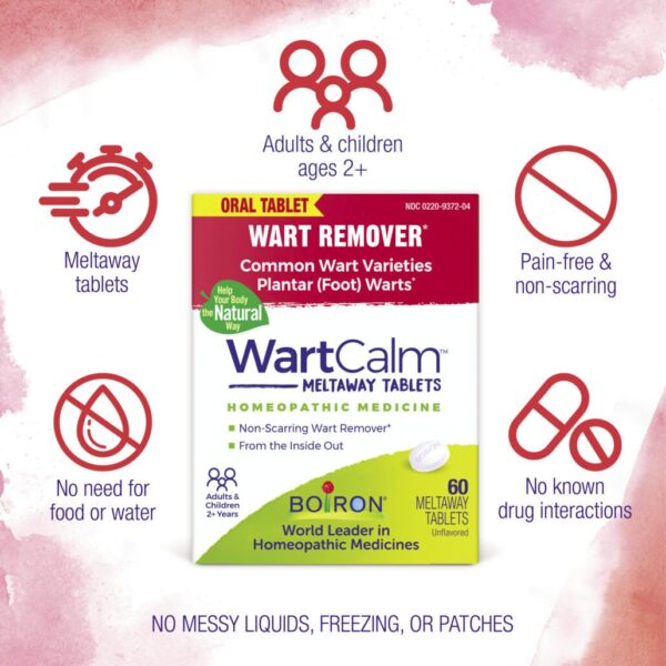 boiron wartcalm 60 meltaway tablets