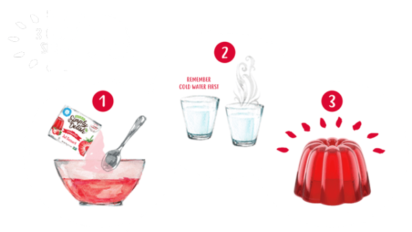 simply delish strawberry sugar free plant based jel dessert 0.7oz.