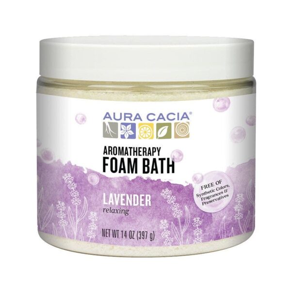 51381885892 aura cacia foam bath jar lavender l188589d front 1.jpeg