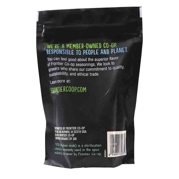 frontier co op organic garlic powder 7.76oz. re closable bag