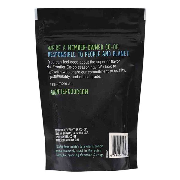 frontier co op organic white onion powder 6.14oz re closable bag