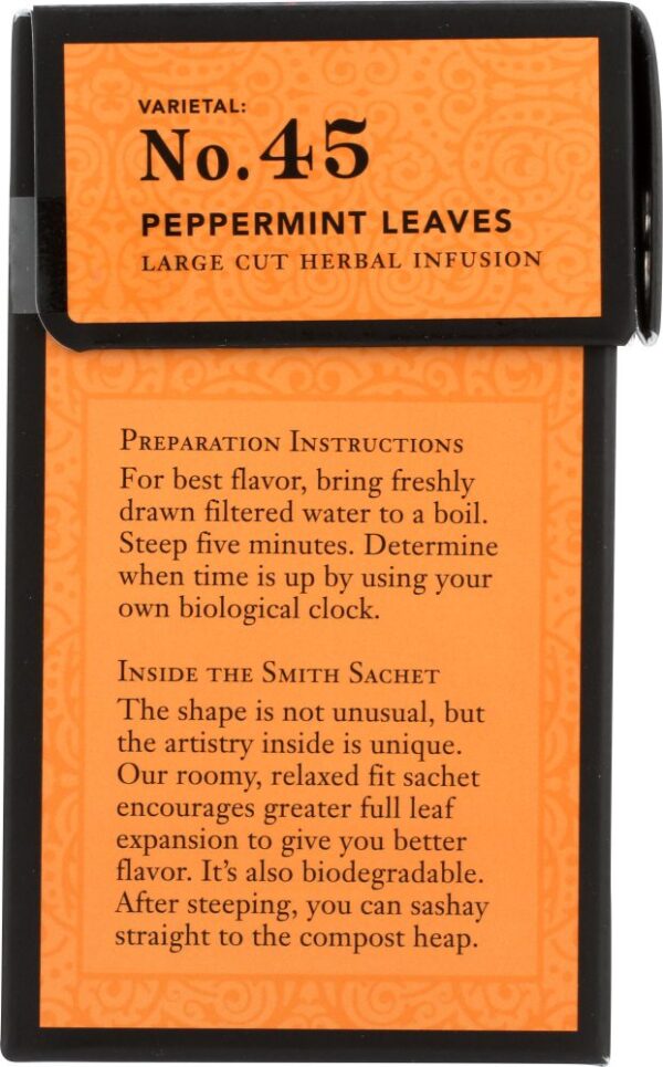 smith tea peppermint herbal tea 15 bags