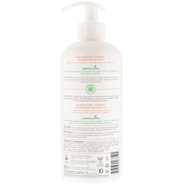 attitude 2 in 1 shampoo & body wash, pear nectar 16 fl. oz.