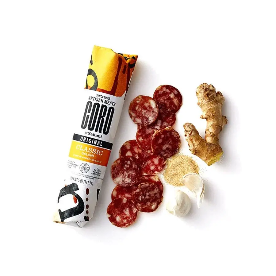 coro foods uncured piccolo salami 5oz classic 239863 front.webp
