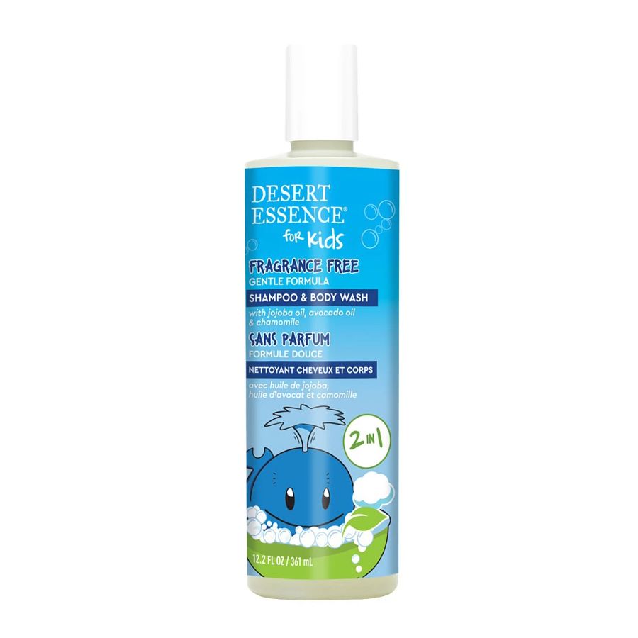 desert essence kids fragrance free shampoo body wash 12floz front 240850.jpg