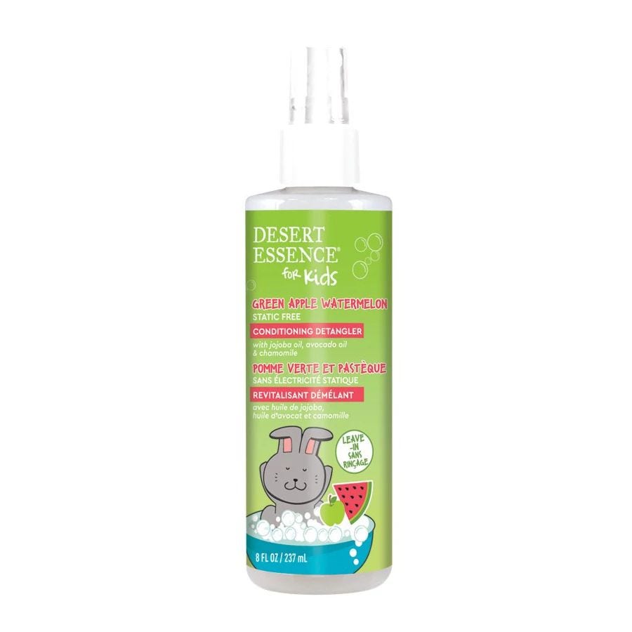 desert essence kids green apple watermelon conditioning detangler 8floz front 240853.jpg