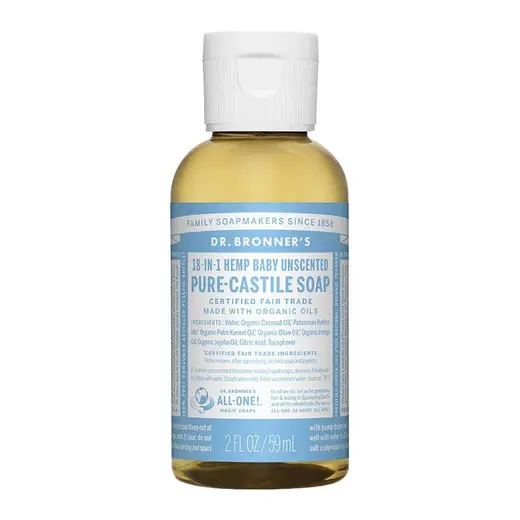 dr bronner castile soaps baby mild unscented 2oz 217944 front.webp