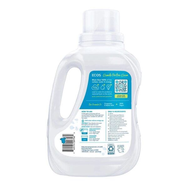 ecos lemongrass hypoallergenic laundry detergent 50 fl. oz.