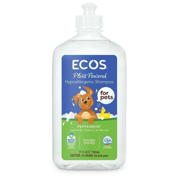 earth friendly products peppermint pet shampoo 17floz front 240511 1.jpg