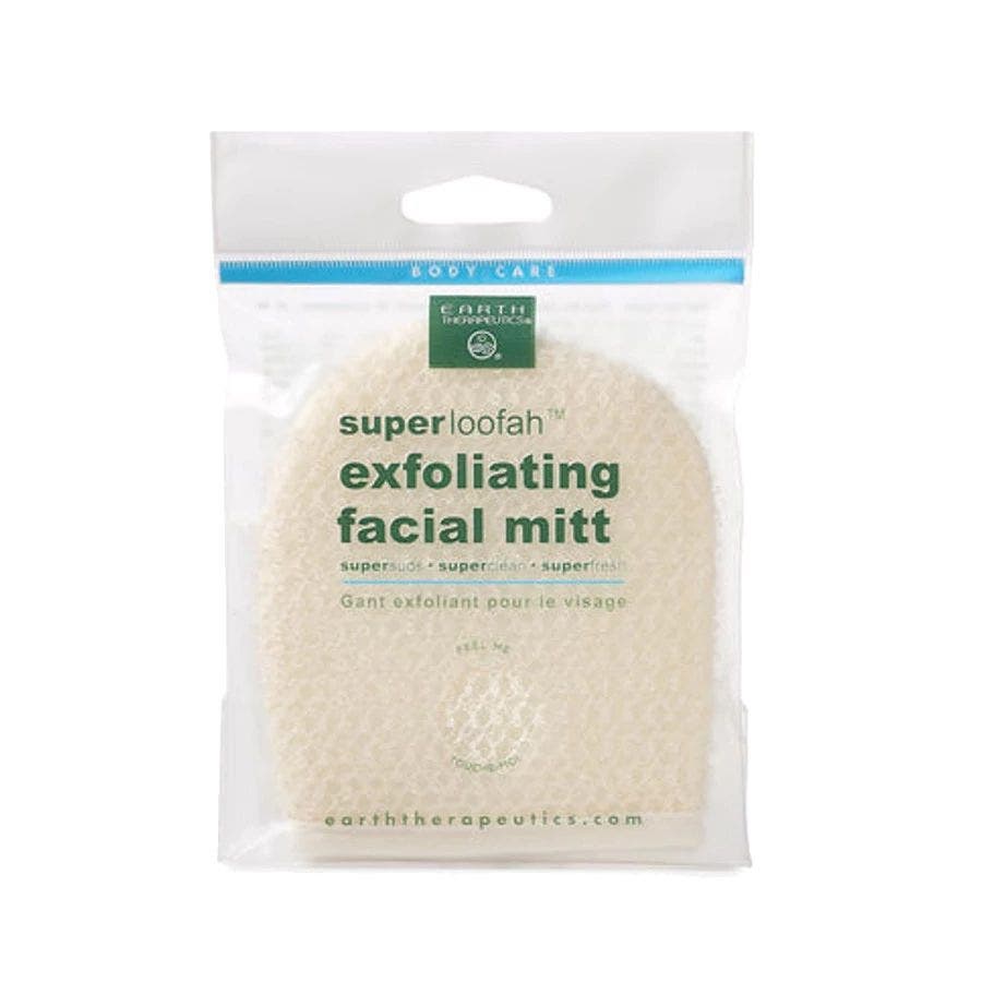 earth therapeutics super loofah exfoliating facial mitt front package 240249 1.jpg